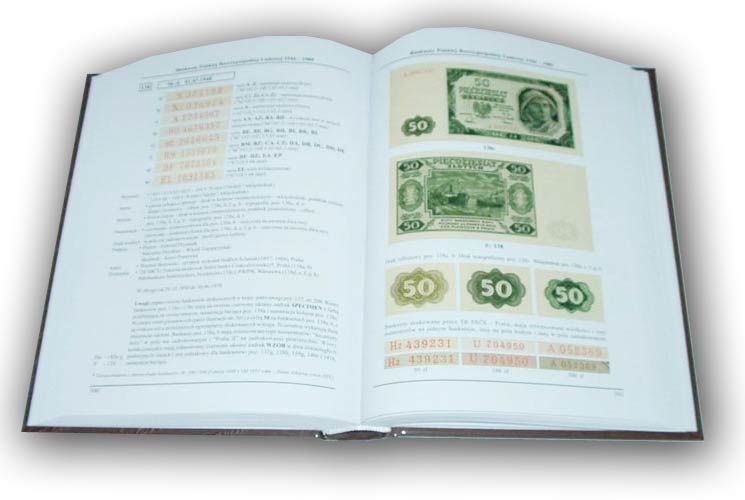 Strona 302 Katalogu polskich pieniędzy papierowych od 1794 Czesława Miłczaka wydanie 2002
